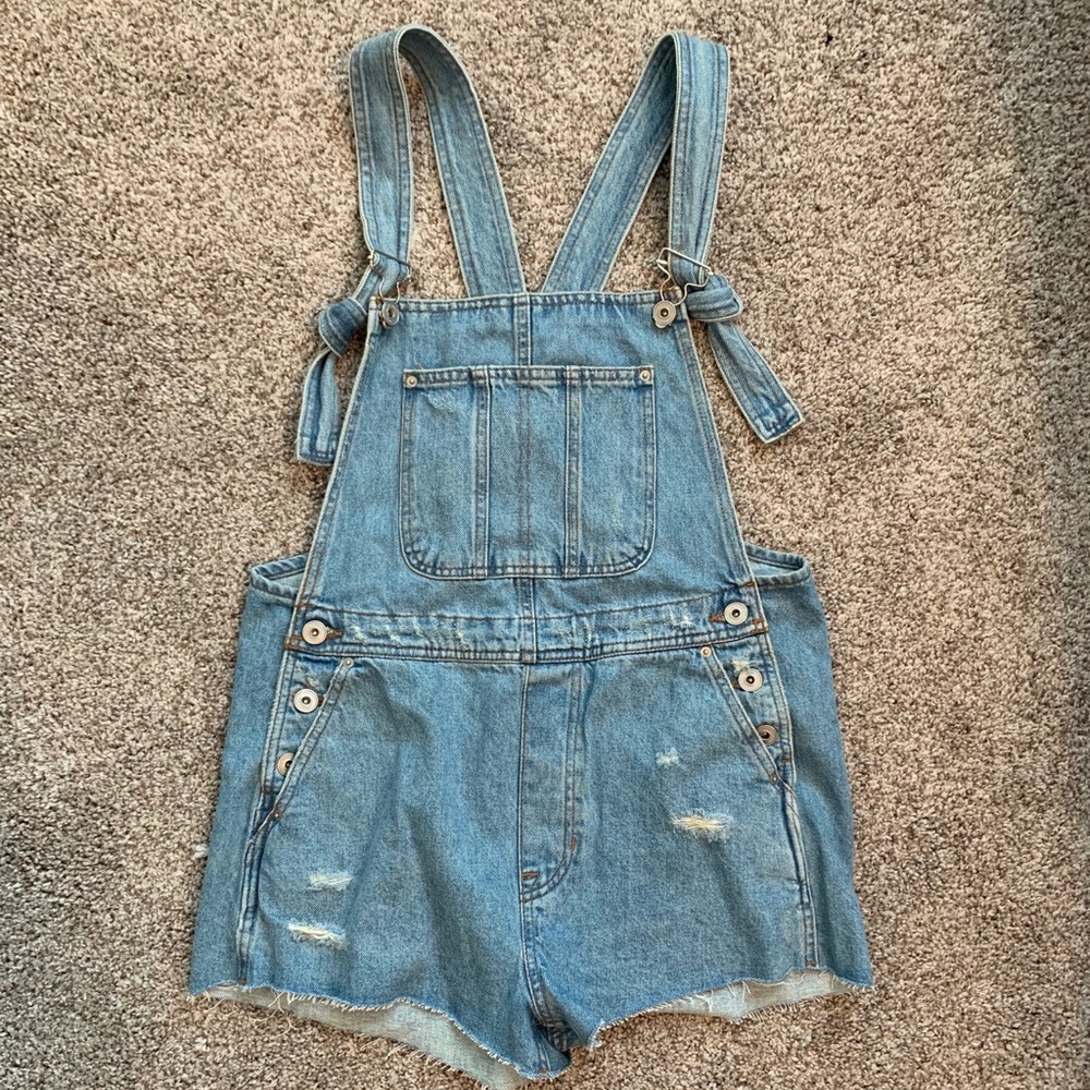 Boyfriend fit overalls